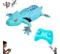 Wall Climbing Gecko,Glow in The Dark Wall Crawling Crawler Gecko w LED Eyes,W-all Crawler Robot Geckos,Rechargeable Remote Control Robot Kids Toys,Christmas Stocking Stuffers for Boys Girls Teens