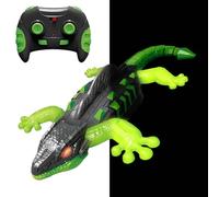 Wall Climbing Gecko RC Toy,Glow in The Dark Wall Crawling Crawler Gecko,Remote Control Lizard Crawler with LED Lights for Kids,Fun and Novelty Toys for Kids Girls & Boys