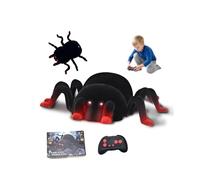 Wall Climbing Gecko Spider Toy,RC Wall Crawler Spider,Rechargeable Remote Control Wall-Climbing SpiderToy with LED Eyes & 360° Spin,Fun Interactive WallClimbing Toy,Funny Prank Toys Gift for Kids