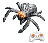 Wall Climbing Gecko Spiders, Floor Ceiling Crawling Electric Spider Rc CarToy, 360° Rotating Anti-Gravity RC Toy with LED Lights,Creepy Crawly Remote Control Robot for Kids