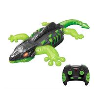 Wall Climbing Gecko Toy, Remote Control Robot with Glow-in-The-Dark Feet & LED Eyes, Rechargeable RC Lizard Crawler Climbs Walls and Ceilings, New Year Gifts for Kids Boys Girls