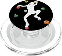 Wall Climbing Girl Silhouette Boulder Bouldering Climber PopSockets PopGrip for MagSafe