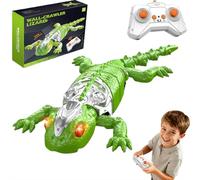 Wall Climbing Lizard,Realistic Remote Control Lizard Wall Climbing Toy,Floor Ceiling Crawling Electric Lizards Rc Car Toy,Fun and Novelty Toys for Kids Girls & Boys,Upgrade Low Noise