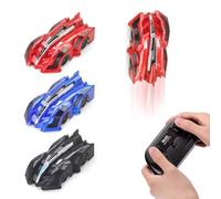 Wall Climbing Remote Control Car Engineered with Powerful Vacuum Adsorption Technology Effortlessly Scale (Black)