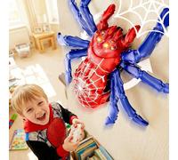 Wall Climbing Spider Remote Control Spider Wall Crawling Spiders with 360° Rotating & LED Eyes, Rechargeable Robot Toy Realistic Wall Ceiling Climbing Toys for Kids Boys Girls Age 4-12 Birthday Gifts