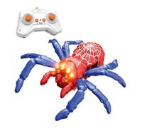 Wall Climbing Spider, Wall Crawler Spider RC Toy, Creepy Crawly Remote Mode Drivi Floor Dual Walls For Kids, Robot &