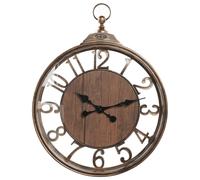 Wall Clock ø 52 cm Brown ALCOBA
