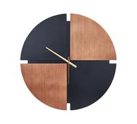 Wall Clock ARAMON 60 cm Brown/ Black