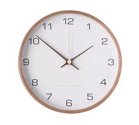 Wall Clock 10 Inch Solid Wood Living Room Simple Decoration Clock, Silent Quartz Clock, Wall Mounted Clock, Suitable for Offices, Living Rooms, and Study Rooms. Wall Clocks for Living Room