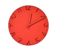 Wall Clock | 30cm Cement Texture Clock 3D Numbers,Modern Style Wall Decor - For Living Room Kitchen Farmhouse Office Bedroom Classroom