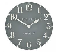Wall Clock: 30Cm Thomas Kent Wall Clock, Flax Blue