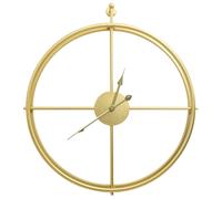 Wall Clock 52 cm Iron Home Decor Wall Mounted Analog Clock Gold/Black vidaXL