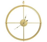 Wall Clock 52 cm Iron Home Decor Wall Mounted Analog Clock Gold/Black vidaXL