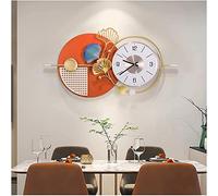 Wall Clock Art Simple Wall Clock Large Metal Quartz Wall Clock,3D Creative Design Silent No-Ticking Wall Watches,Wall Clocks for Living Room Home,25.6 * 13IN Wall Decor Clock