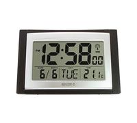 Wall Clock Black Acctim Stratus Easy Read Modern Round Home Timepiece