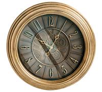 Beliani Wall Clock CAUDETE 50 cm Gold, Gold