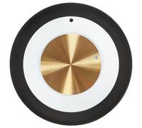 Beliani Wall Clock Cluses 30 Cm Metal Black