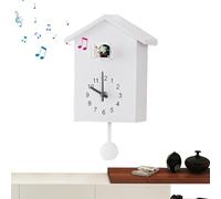 Wall Clock Decor Cuckoo | Wall Art Timed Bird Clock, Decor Cuckoo, Battery Powered Clocks with, Modern Wallclock for Home Decoration