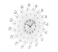 Relaxdays Wall Clock with Glittering Stones Ø 50cm