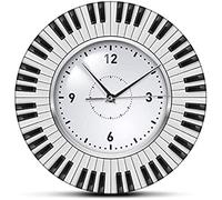 Wall Clock Do Re Mi Piano Keyboard Wall Clock Music Themed Silent Wall Clock Music Studio Wall Art Decor Musician Pianist Teacher Gift Idea