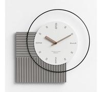 Wall Clock for Living Room Decor, Modern Wall Clocks, Creative Living Room Decor Clocks, Battery Operated Silent Non-Ticking Art Wall Clocks, for Bedroom Kitchen Home Decor,D (D)