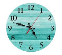 Wall Clock for Living Room Kitchen - Clocks Modern 10 Inch Silent Non Ticking Battery Operated Simple Stylish Design Quality for Home Bedroom 1007