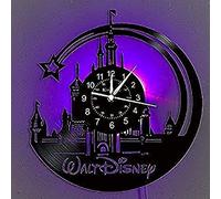 Wall Clock For Living Room Kitchen Home Office 12 Inch Castle Vinyl Record Wall Clock Housewarming Handmade Retro Personality Interior Home Decor Living Room Christmas Birthday, Wedding Anniversary