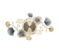 Wall Clock,ginkgo Leaf-style Wall Clock,large, Silent, Modern Decorative Wall Clock,suitable For Living Room Wall Decor And Backgrounds A