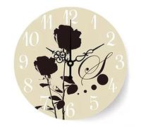 Wall Clock Grande horloge murale muette Salon tenture murale décoration horloge muette horloge murale décoration de la Maison (Color : A Size : 16 inches) (C 16 inches)