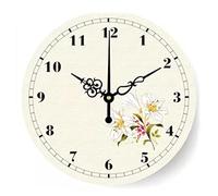 Wall Clock Grande horloge murale muette Salon tenture murale décoration horloge muette horloge murale décoration de la Maison (Color : B Size : 14 inches) (A 12 inches)