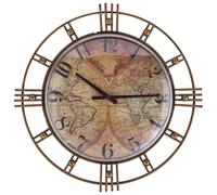 Wall Clock LANCY 63 cm Golden Brown