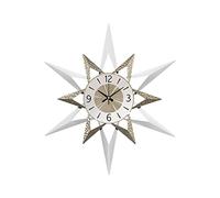 wall clock Large Wall Clocks for Living Room Modern Silent Clock Wall Clock Design Home Decor Quartz Gold Wall Decor (E 80 * 80cm) wall clock