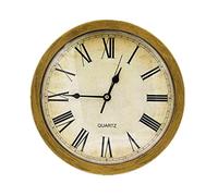 Wall Clock Living Room Wall Clock Round Quartz Clock with Hidden Storage Space Vintage Roman Numerals Clocks for Living Room Office Home Wall Clocks for Office