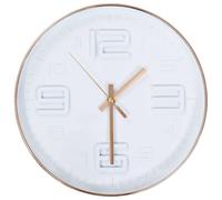 vidaXL Wall Clock Copper Look 30cm Home Office Living Room Timer Decoration
