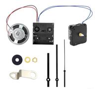 Wall Clock Mechanism Kit 17mm Thread Replacement Parts(black 13mm)