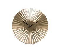 Wall Clock Metal Wall Clock,Oversized Industrial Wood and Metal Wall Clock Old Town Noiseless Silent Wall Clock 12”Round