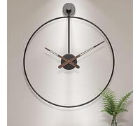 Wall Clock, Modern Design Large Wall Clock, Silent Wall Clock, Unique Wall Decorative Wall Clock For Living Room, Bedroom, Study And Office Modern Decorative Clock (Color : Black, Size : 60cm/24inch