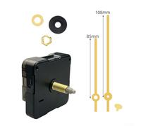 Wall Clock Movement Kit with Long Thread, for DIY Projects and Silent Operation (E)