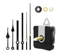 Wall Clock Movement Mechanism Parts with Long Spindle | Battery Operated Quiet Clock Motor Replacement Set for Home Decor Wall Clock Repair Parts, Crafting Wall Clocks