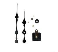 Wall Clock Movement Mechanism with Long Large Torque and Metal Clock Hands Kit for Custom Clock Projects and Repairs, Shaft Length 31mm, Thread Height 24mm