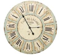 Wall Clock Multicolour MDF Home Decor Hanging Analog Clock 30 cm/60 cm vidaXL
