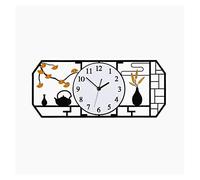 Wall Clock Mute Modern Wall Clock Creative Simplicity Large Wall Clock Chinese Style Living Room Decoration Wall Clock30 Inches 39 Inches Clocks for Living Room Decor (A)