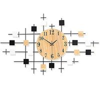 Wall Clock Nordic Creative Wall Clock Modern Minimalist Living Room Clock Large Silent Movement Non-Ticking Quartz Clock, For Bedroom Art Home Decorative Silent Clocks