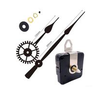 Wall Clock Replacement Quartz Movement Mechanism with High Torque and Silent Running for 50 60cm Diameter Clock Panels (Black 1)