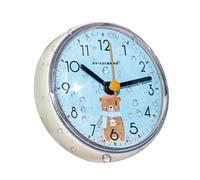 Wall Clock - Silent Cute Small Desk Decor, Table Watch Wall Clock Decorative | For Home Bedroom Living Room Bathroom Mirror Tile Glass School Office Ticking Free Accuracy