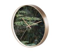 Wall Clock Silent Non Ticking Modern Minimalist Clock Painting Contemporary Art Vintage Round Quartz Wall Clocks Decor Non Ticking