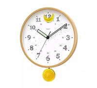 Wall Clock Silent Simple Luminous Creative Swinging Clock for Living Room or Bedroom, Mounted Design for Easy Time-Telling, Modern Home Décor