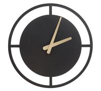 Wall Clock TRIENT 50 cm Metal Black