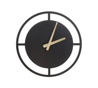 Beliani Wall Clock Trient Metal Black