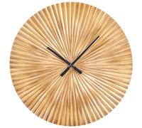 Wall Clock VAIGAI 59 cm Metal Gold